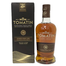 画像をギャラリービューアに読み込む, Tomatin トマーティン 18年 オロロソシェリーカスク 700ml 46度 箱付 未開封 ハイランドシングルモルト スコッチウイスキー【中古】【新品同様】