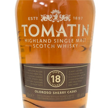 画像をギャラリービューアに読み込む, Tomatin トマーティン 18年 オロロソシェリーカスク 700ml 46度 箱付 未開封 ハイランドシングルモルト スコッチウイスキー【中古】【新品同様】