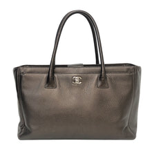 画像をギャラリービューアに読み込む, CHANEL シャネル エグゼクティブトート レザー トートバッグ ブロンズ【中古】 レディース