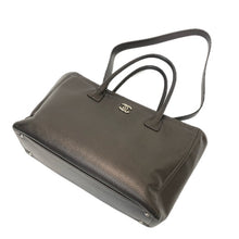 画像をギャラリービューアに読み込む, CHANEL シャネル エグゼクティブトート レザー トートバッグ ブロンズ【中古】 レディース