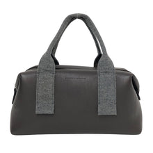 画像をギャラリービューアに読み込む, Brunello Cucinelli ブルネロクチネリ ハンドバッグ ミニボストンバッグ レザー×フェルト ダークブラウン【中古】 レディース