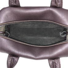 画像をギャラリービューアに読み込む, Brunello Cucinelli ブルネロクチネリ ハンドバッグ ミニボストンバッグ レザー×フェルト ダークブラウン【中古】 レディース