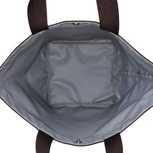 画像をギャラリービューアに読み込む, Herve Chapelier エルベ・シャプリエ 舟形 トートバッグ キャンバス カーキ×ブラウン【中古】 レディース