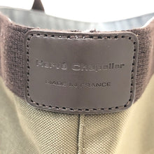 画像をギャラリービューアに読み込む, Herve Chapelier エルベ・シャプリエ 舟形 トートバッグ キャンバス カーキ×ブラウン【中古】 レディース