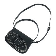 画像をギャラリービューアに読み込む, DIESEL ディーゼル 2WAY ハンドバッグ ショルダーバッグ クロスボディ レザー ブラック X08396 PR818 T8013【中古】レディース