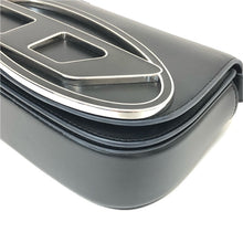 画像をギャラリービューアに読み込む, DIESEL ディーゼル 2WAY ハンドバッグ ショルダーバッグ クロスボディ レザー ブラック X08396 PR818 T8013【中古】レディース