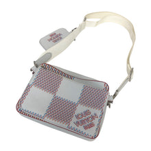 画像をギャラリービューアに読み込む, LOUIS VUITTON ルイ・ヴィトン トリオ・メッセンジャー M20665 ショルダーバッグ ダミエ スプレー ホワイト【中古】メンズ