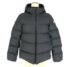 画像をギャラリービューアに読み込む, MONCLER モンクレール Beulah ダウンジャケット フード付き ブラック サイズ14A(レディースS-M相当)【中古】【新品同様】【美品】大人着用可 ガールズ
