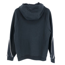 画像をギャラリービューアに読み込む, HERMES エルメス 裏起毛 フーデッドジップアップパーカ パイピング H557770HA コットン ネイビー L相当【中古】【新品同様】【美品】メンズ