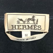 画像をギャラリービューアに読み込む, HERMES エルメス ジョギング カプセルスポーツ スウェットパンツ 裏起毛 H557790HA コットン ネイビー L相当【中古】【美品】メンズ