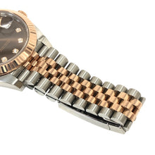 이미지를 갤러리 뷰어에 로드 , ROLEX ロレックス デイトジャスト41 ジュビリーブレス オイスター パーペチュアル 126331G 腕時計 10Pダイヤ エバーローズゴールド 自動巻き チョコレート文字盤【中古】メンズ