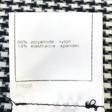 画像をギャラリービューアに読み込む, CHANEL シャネル ノースリーブ チェック柄 ストレッチ カットソー P32316V22650 ブラック×ホワイト サイズ34(XS-S相当)【中古】 レディース