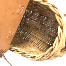 將圖片載入圖庫檢視器 LUDLOW ラドロー かごバッグ ショルダーバッグ ラタン×レザー ベージュ【中古】 レディース