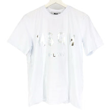 將圖片載入圖庫檢視器 MSG エムエスジーエム ブラッシュロゴ 半袖Tシャツ ロゴプリント ペイント 3241MDM510M コットン ホワイト M-L相当【中古】【新品同様】【美品】レディース