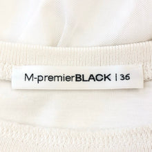 將圖片載入圖庫檢視器 M-Premier BLACK エムプルミエブラック チュール ノースリーブ カットソー ホワイト サイズ36(S相当)【中古】 レディース