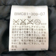 画像をギャラリービューアに読み込む, BURBERRY BLACK LABEL バーバリーブラックレーベル ダッフルコート 中綿入り フード付き グレンチェック柄 BMC81-309-07 ウール×カシミヤ ブラック Mサイズ【中古】メンズ