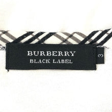 画像をギャラリービューアに読み込む, BURBERRY BLACK LABEL バーバリーブラックレーベル カットソー 半袖Tシャツ BMV25-223-02 コットン ホワイト サイズ3(M相当)【中古】メンズ