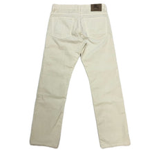 画像をギャラリービューアに読み込む, BURBERRY BLACK LABEL バーバリーブラックレーベル コーデュロイパンツ D1R10-216-03 コットン ホワイト サイズ76(S-M相当)【中古】メンズ