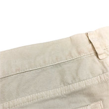画像をギャラリービューアに読み込む, BURBERRY BLACK LABEL バーバリーブラックレーベル コーデュロイパンツ D1R10-216-03 コットン ホワイト サイズ76(S-M相当)【中古】メンズ