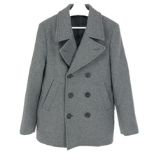 画像をギャラリービューアに読み込む, PS Paul Smith PS ポール・スミス ピーコート メルトンウール 232110 597T グレー Mサイズ【中古】 メンズ
