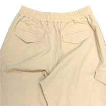 画像をギャラリービューアに読み込む, PS Paul Smith ポール・スミス ワイドカーゴパンツ エアリーシアサッカー 152110 BP1000 ベージュ Mサイズ【中古】【美品】メンズ