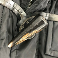 画像をギャラリービューアに読み込む, BLACK LABELCRESTBRIDGE ブラックレーベル・クレストブリッジ ダウンコート トグル付き フード付き 51F81-281-09 ブラック Mサイズ【中古】メンズ