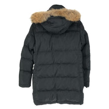 画像をギャラリービューアに読み込む, BLACK LABELCRESTBRIDGE ブラックレーベル・クレストブリッジ ダウンコート トグル付き フード付き 51F81-281-09 ブラック Mサイズ【中古】メンズ