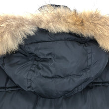 画像をギャラリービューアに読み込む, BLACK LABELCRESTBRIDGE ブラックレーベル・クレストブリッジ ダウンコート トグル付き フード付き 51F81-281-09 ブラック Mサイズ【中古】メンズ