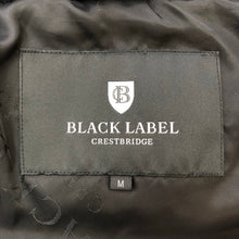 画像をギャラリービューアに読み込む, BLACK LABELCRESTBRIDGE ブラックレーベル・クレストブリッジ ダウンコート トグル付き フード付き 51F81-281-09 ブラック Mサイズ【中古】メンズ