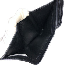 画像をギャラリービューアに読み込む, BOTTEGAVENETA ボッテガヴェネタ イントレチャート 三つ折り財布 ブラック【中古】ユニセックス