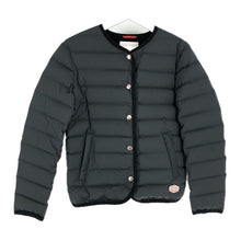 이미지를 갤러리 뷰어에 로드 , Vincent et Mireille バンソンエミレイユ ダウンカーディガン 軽量 ブラック サイズ36(S-M相当)【中古】レディース