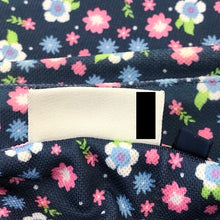 画像をギャラリービューアに読み込む, Fila Golf フィラ ゴルフ 花柄 半袖ポロシャツ ML5FM622 ネイビー Mサイズ【中古】 メンズ