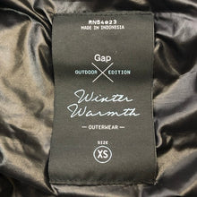 画像をギャラリービューアに読み込む, GAP ギャップ フード付き winter warmth ダウンベスト チャコールグレー S相当【中古】メンズ