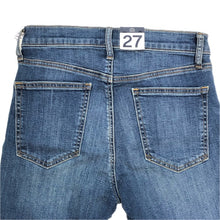 画像をギャラリービューアに読み込む, GAP ギャップ ハイライズ トゥルースキニー ストレッチデニムパンツ インディゴ サイズ27(M相当)【中古】【新品同様】【美品】レディース