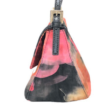 画像をギャラリービューアに読み込む, FENDI フェンディ ズッキーノ柄 ミニマンマバケット 8BR180-CT7 ハンドバッグ キャンバス×レザー レッド系【中古】レディース