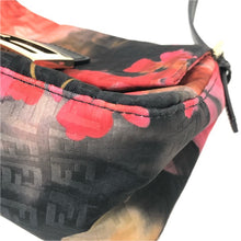 画像をギャラリービューアに読み込む, FENDI フェンディ ズッキーノ柄 ミニマンマバケット 8BR180-CT7 ハンドバッグ キャンバス×レザー レッド系【中古】レディース