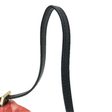 画像をギャラリービューアに読み込む, FENDI フェンディ ズッキーノ柄 ミニマンマバケット 8BR180-CT7 ハンドバッグ キャンバス×レザー レッド系【中古】レディース