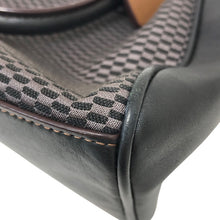 画像をギャラリービューアに読み込む, COACH コーチ エクスプローデッドレップス ベネット ミニ サッチェル 2WAY ハンドバッグ F57242 レザー×キャンバス ブラック【中古】レディース