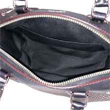 画像をギャラリービューアに読み込む, COACH コーチ エクスプローデッドレップス ベネット ミニ サッチェル 2WAY ハンドバッグ F57242 レザー×キャンバス ブラック【中古】レディース