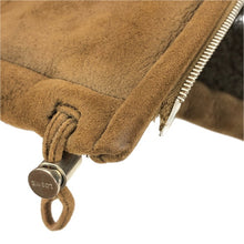 画像をギャラリービューアに読み込む, LOEWE ロエベ ムートンジャケット フード付き ブルゾン 羊革 ダークブラウン サイズ44(L相当)【中古】レディース