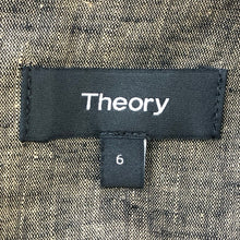 画像をギャラリービューアに読み込む, theory セオリー ノースリーブ ワンピース 麻・リネン×レーヨン ブラウン系 サイズ6(13号・XL相当)【中古】レディース 大きいサイズ