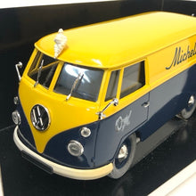 画像をギャラリービューアに読み込む, Solido ソリド Volkswagen Combi フォルクスワーゲン コンビ MICHELIN Delivery Van 8041 イエロー×ネイビー【中古】