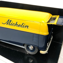 画像をギャラリービューアに読み込む, Solido ソリド Volkswagen Combi フォルクスワーゲン コンビ MICHELIN Delivery Van 8041 イエロー×ネイビー【中古】
