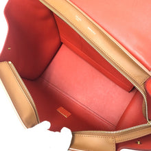 画像をギャラリービューアに読み込む, CELINE セリーヌ トラペーズ ミディアム 2WAY ハンドバッグ ショルダーバッグ レザー×スウェード ブラウン【中古】レディース