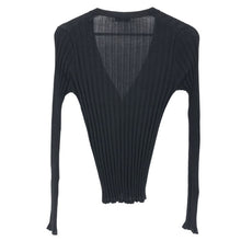 画像をギャラリービューアに読み込む, SWINS SWING スウィンスウィング ニットカーディガン カシミヤ×シルク ブラック サイズ40(L相当)【中古】 レディース