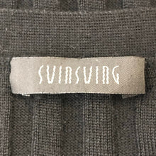 画像をギャラリービューアに読み込む, SWINS SWING スウィンスウィング ニットカーディガン カシミヤ×シルク ブラック サイズ40(L相当)【中古】 レディース