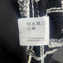 画像をギャラリービューアに読み込む, CHANEL シャネル ツイード ジャンプスーツ ココマークボタン P64168V49039 ブラック×ホワイト サイズ34(XS-S相当)【中古】レディース