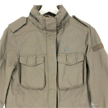 画像をギャラリービューアに読み込む, TATRAS タトラス フード付き ミリタリージャケット ブルゾン LTA15S4468 カーキ サイズ2(M相当)【中古】 レディース