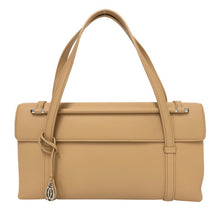 画像をギャラリービューアに読み込む, CARTIER カルティエ カボション CABOCHON MM MUSE ハンドバッグ カーフ ベージュ【中古】 レディース