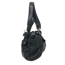 画像をギャラリービューアに読み込む, LOEWE ロエベ アナグラムロゴ金具 ショルダーバッグ ナッパレザー ブラック【中古】 レディース